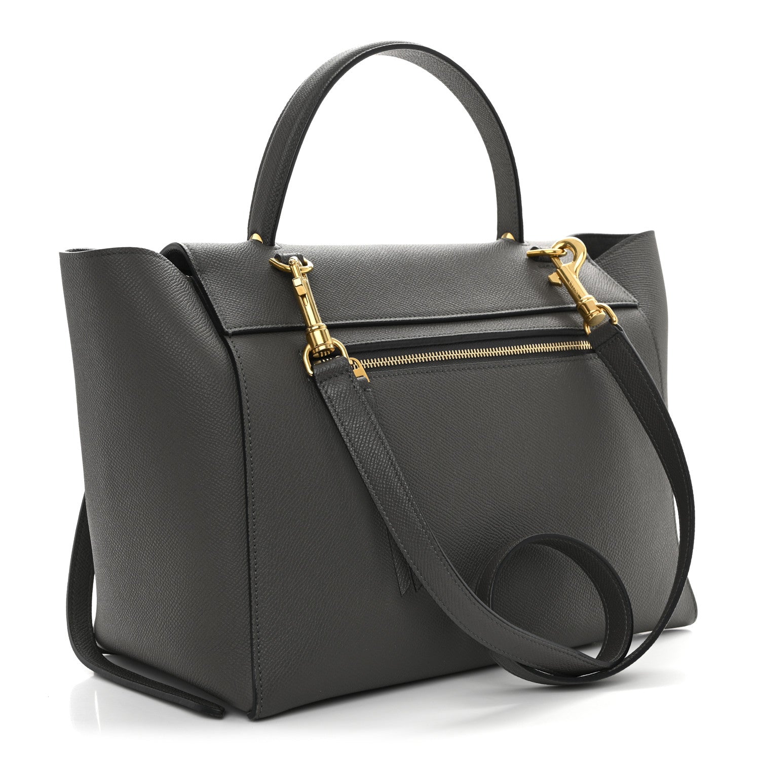 Celine Grained Calfskin Mini Belt Bag Grey 3 of 11