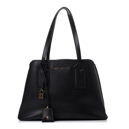 Marc Jacobs Pebbled Calfskin Editor Shopping Tote Black 1 of 12