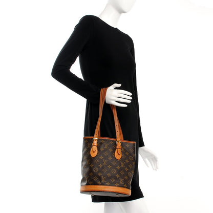 Louis Vuitton Monogram Petit Bucket 23 2 of 17
