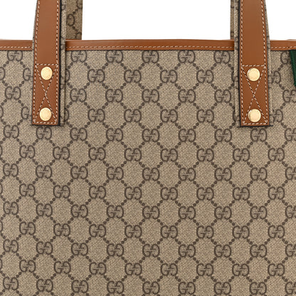 Gucci GG Plus Monogram Medium Signature Web Loop Tote Light Brown 8 of 11