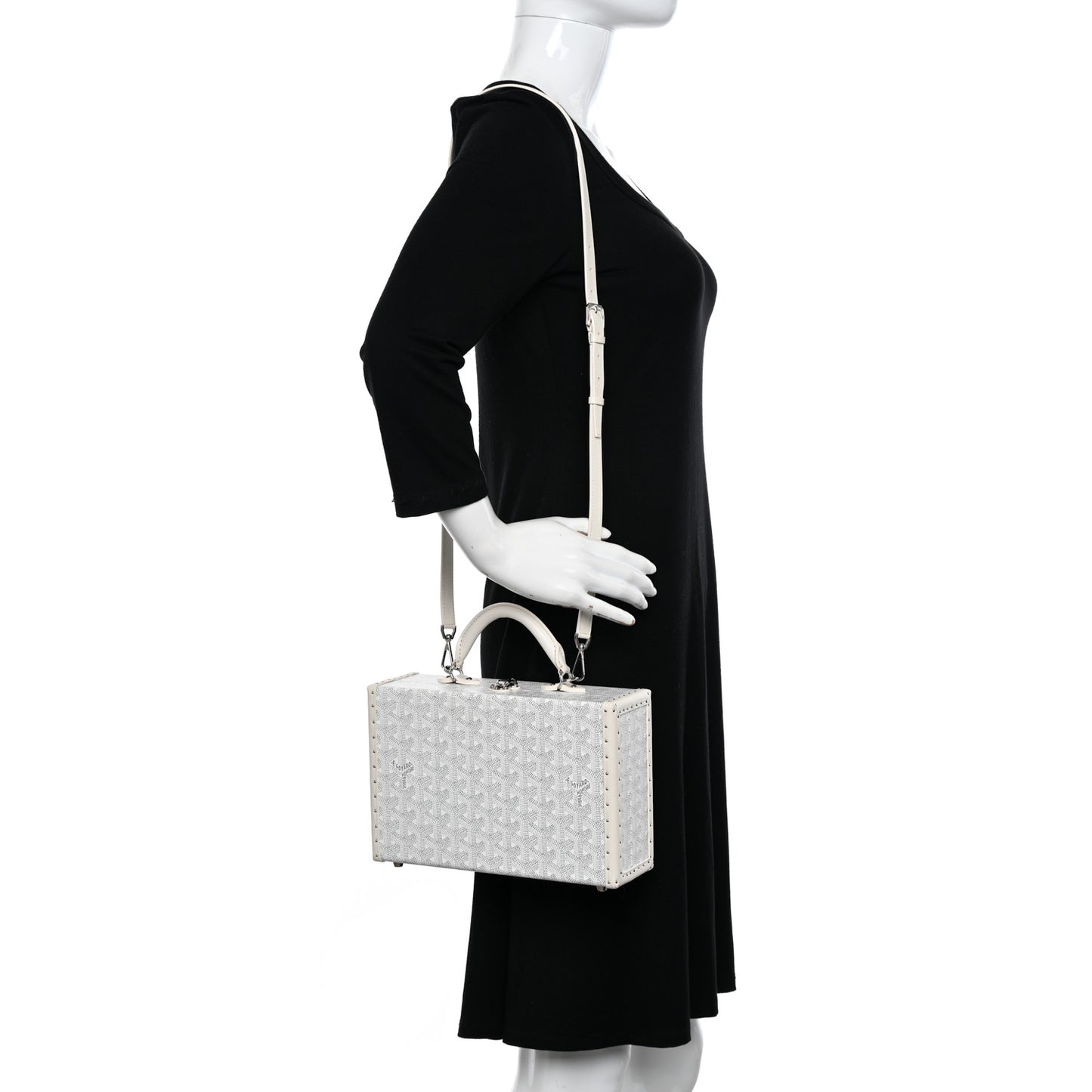 Goyardine Grand Hotel Trunk White