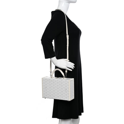 Goyard Goyardine Grand Hotel Trunk White 2 of 10