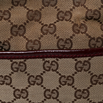 Gucci Monogram Medium Eclipse Shoulder Bag Red 18 of 30