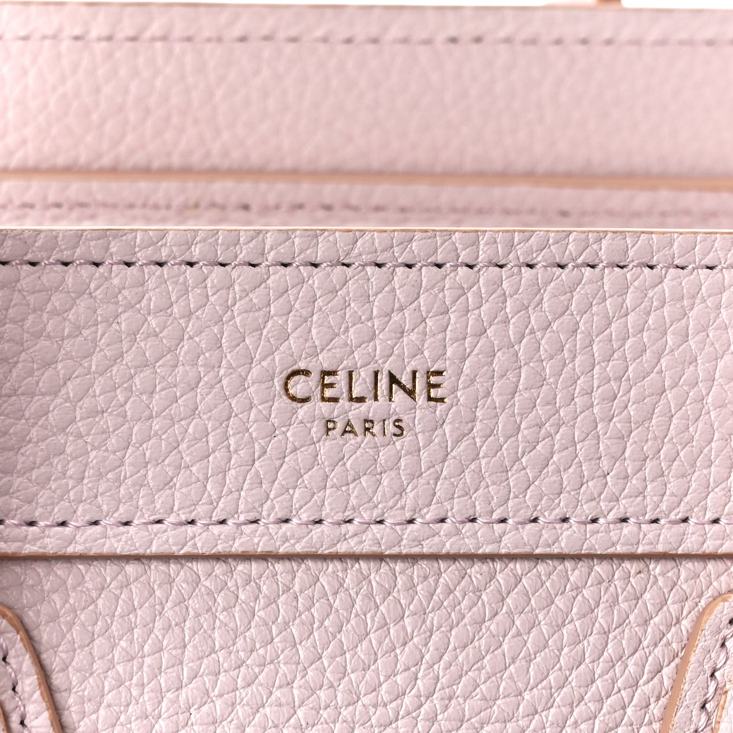 Celine Drummed Calfskin Nano Luggage Pale Pink 8 of 13