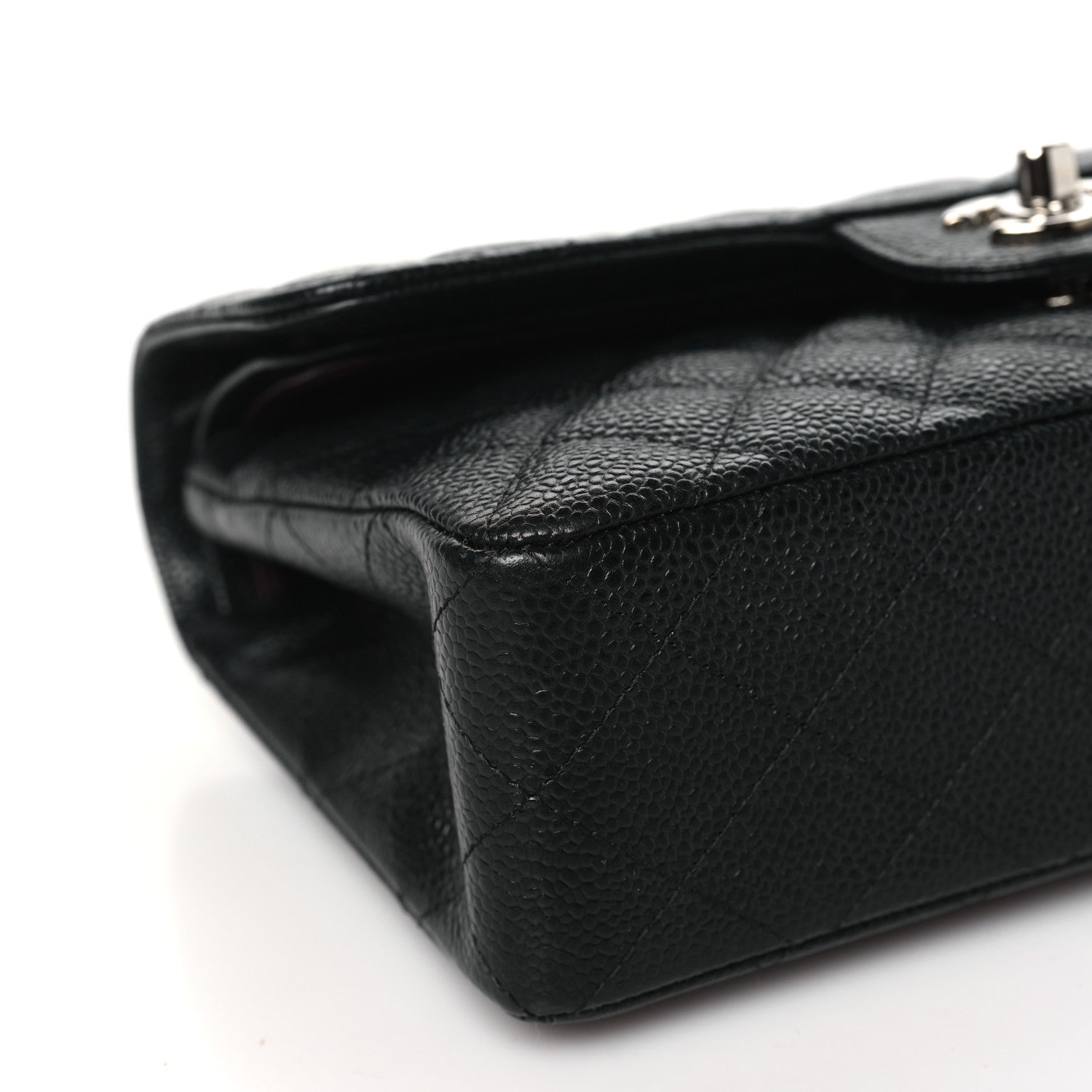 Chanel Caviar Quilted Small Double Flap Black 9 of 10