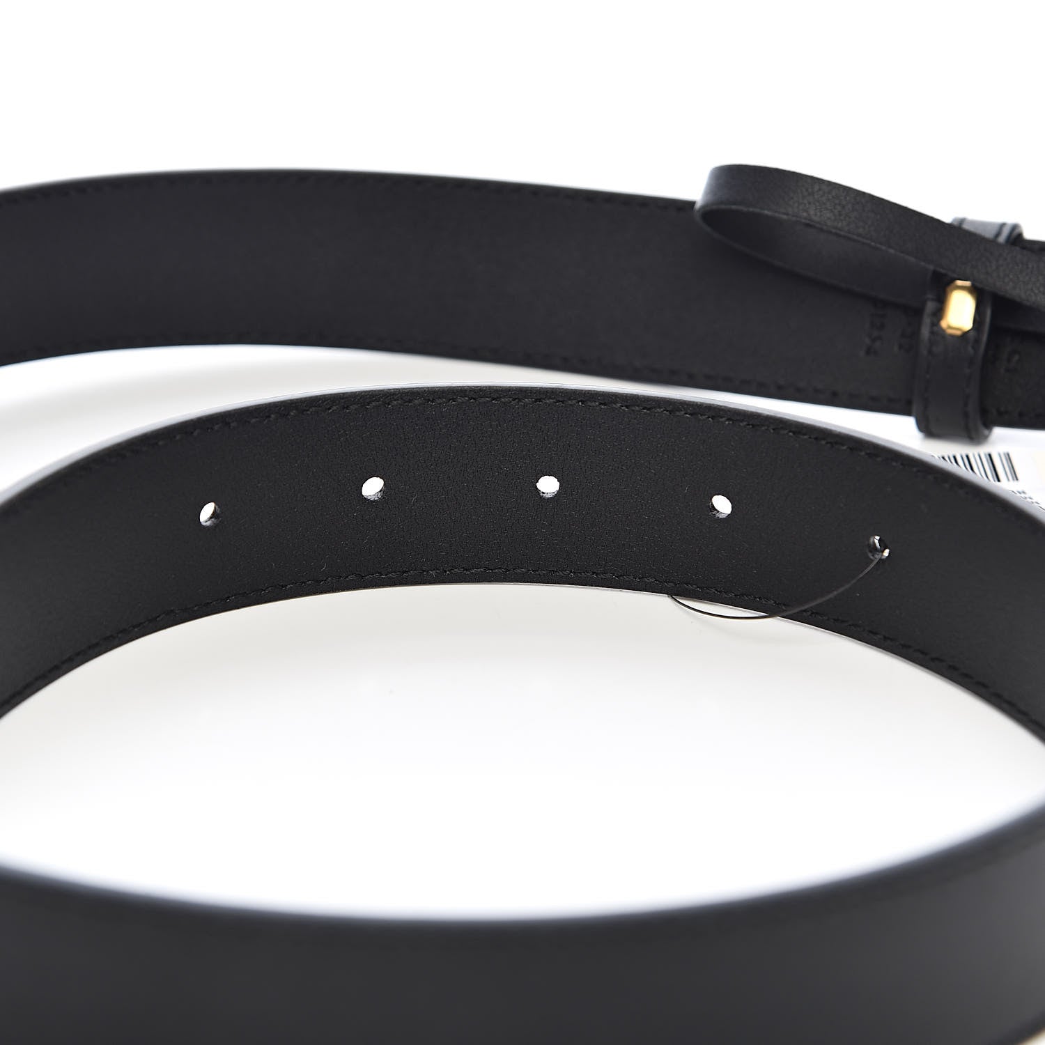 Gucci Calfskin Double G 30mm Belt 80 32 Black 6 of 7