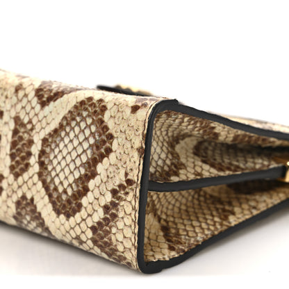 Gucci Raffia Elaphe GG Small Ophidia Chain Shoulder Bag Natural Cream Brown 10 of 10