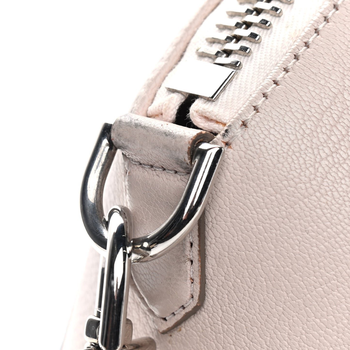 Sugar Goatskin Small Antigona Nude Pink