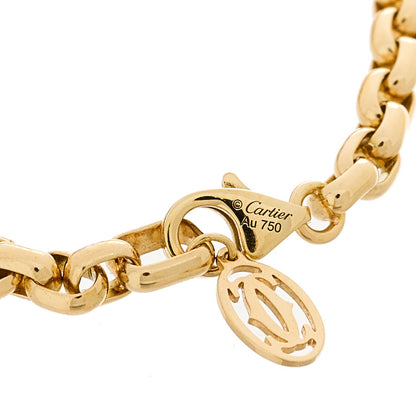 Cartier 18K Pink Yellow White Gold Trinity Cushion Shaped Bracelet 4 of 5