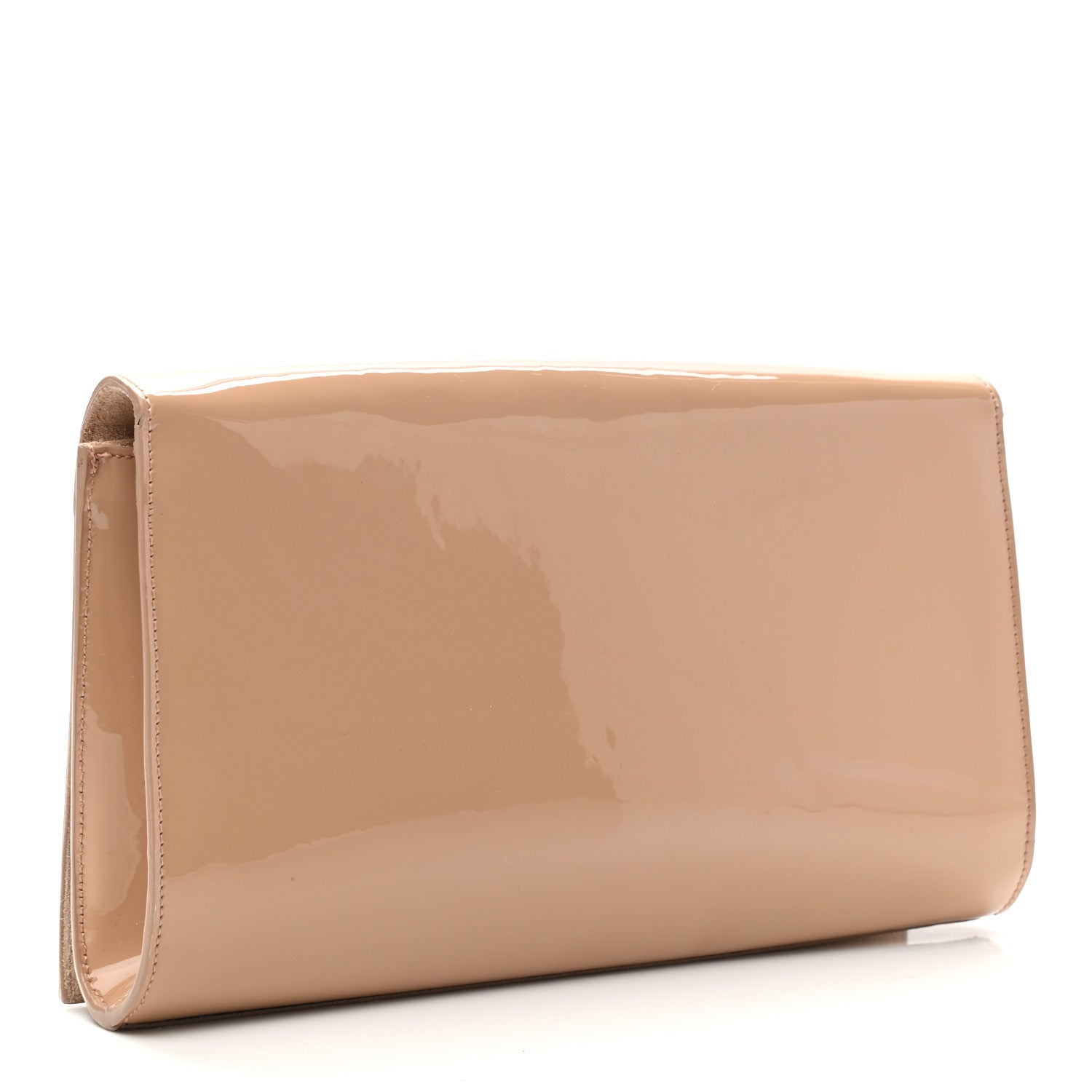 Saint Laurent Patent Calfskin Monogram Large Belle De Jour Clutch Chair 3 of 7