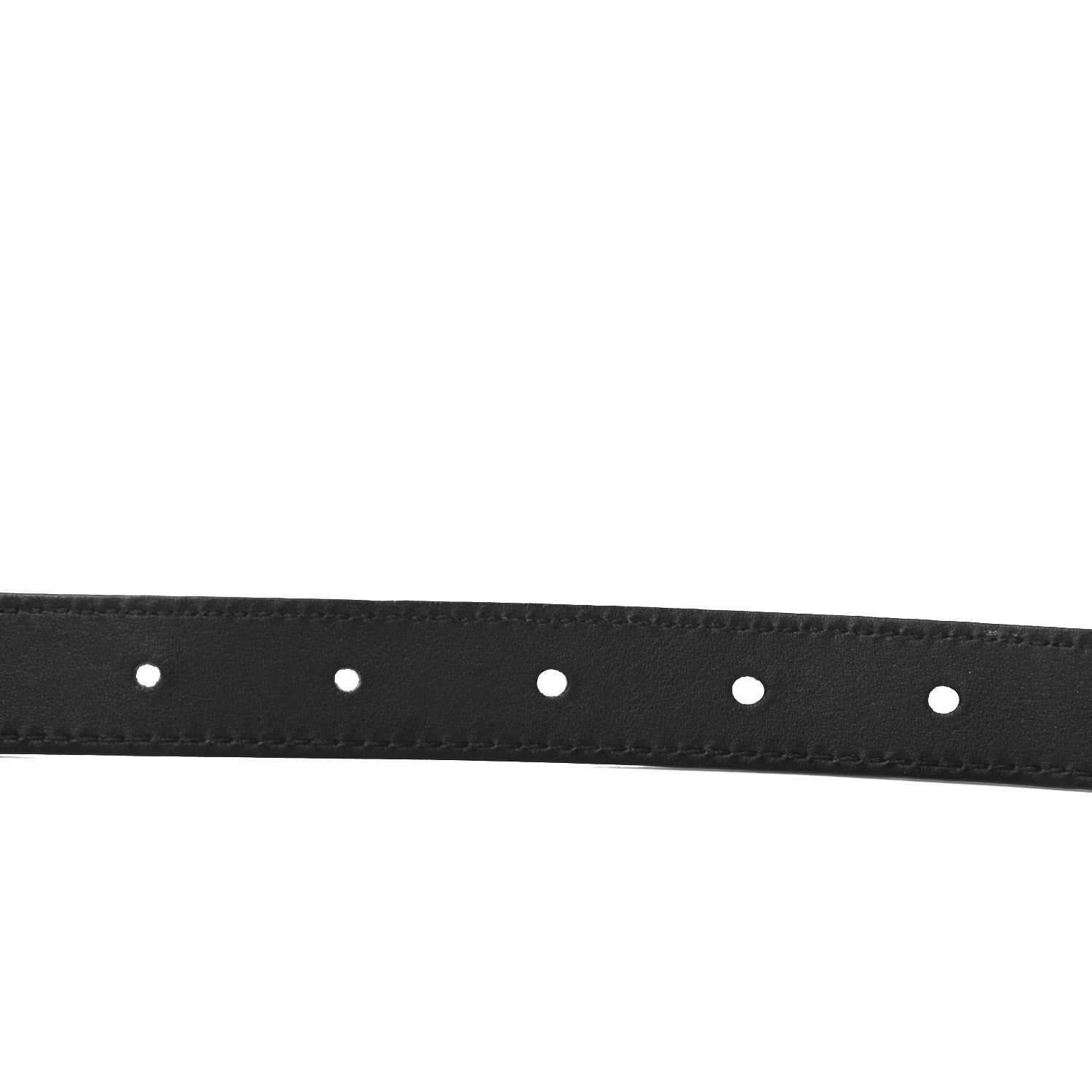 Gucci Calfskin Double G 20mm Belt 95 38 Black 4 of 5