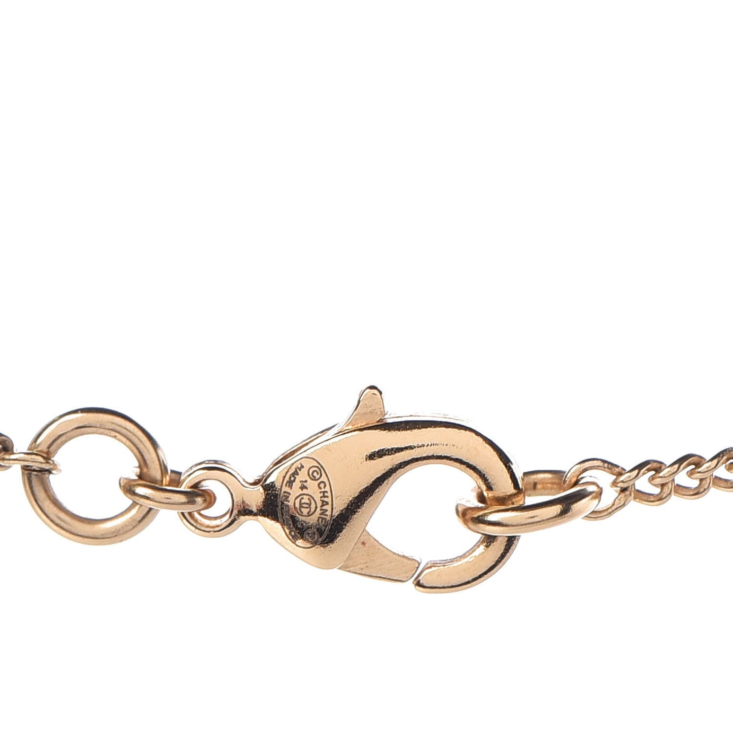 CC Necklace Matte Gold