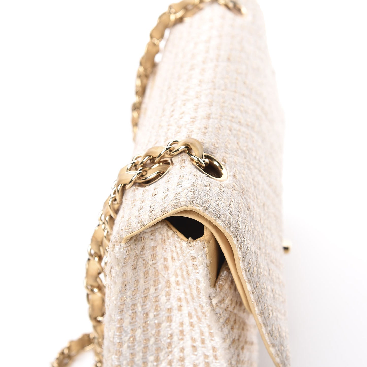 Tweed Medium Double Flap Multicolor