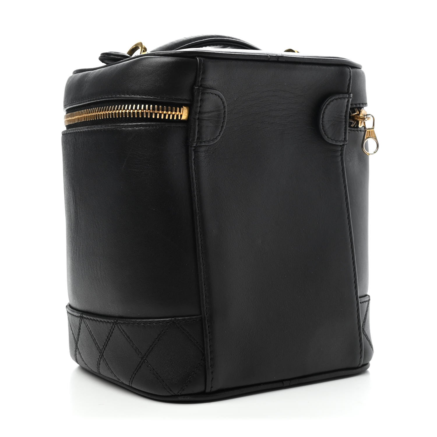 Chanel Lambskin Vanity Cosmetic Case Black 2 of 4