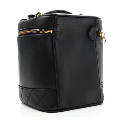 Chanel Lambskin Vanity Cosmetic Case Black 2 of 4