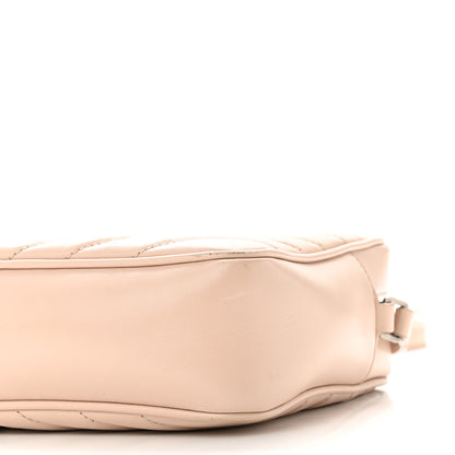 Saint Laurent Calfskin Matelasse Monogram Lou Camera Bag Marble Pink 10 of 12