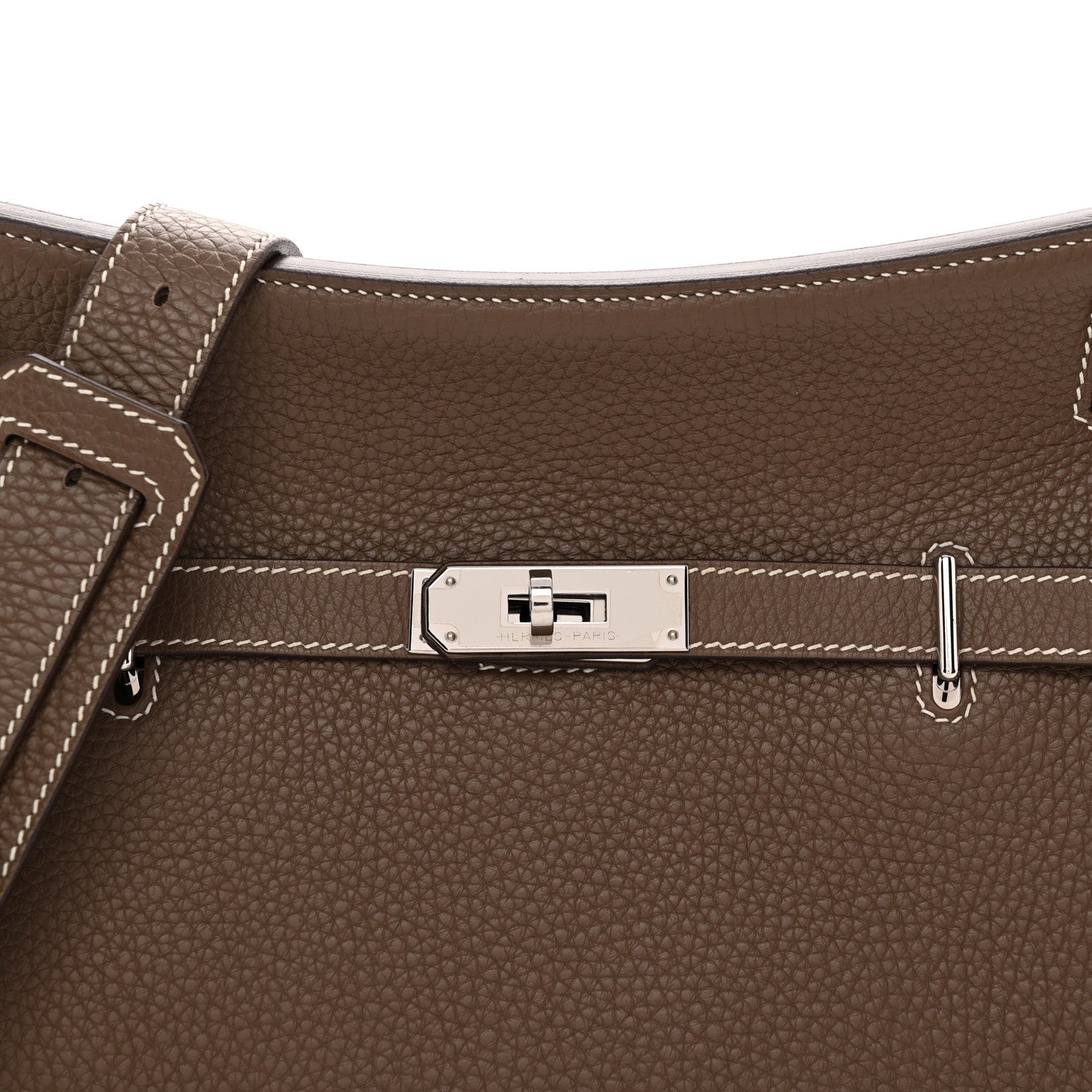 Hermes Taurillon Clemence Jypsiere 28 Etoupe 8 of 10