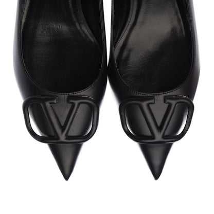 Valentino Garavani Nappa Vlogo Flats 38 Black 5 of 11