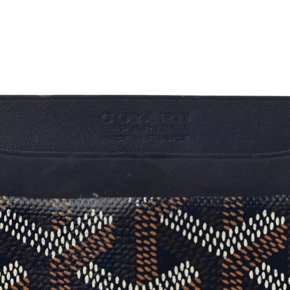 Goyard Goyardine Saint Sulpice Card Holder Navy 6 of 6