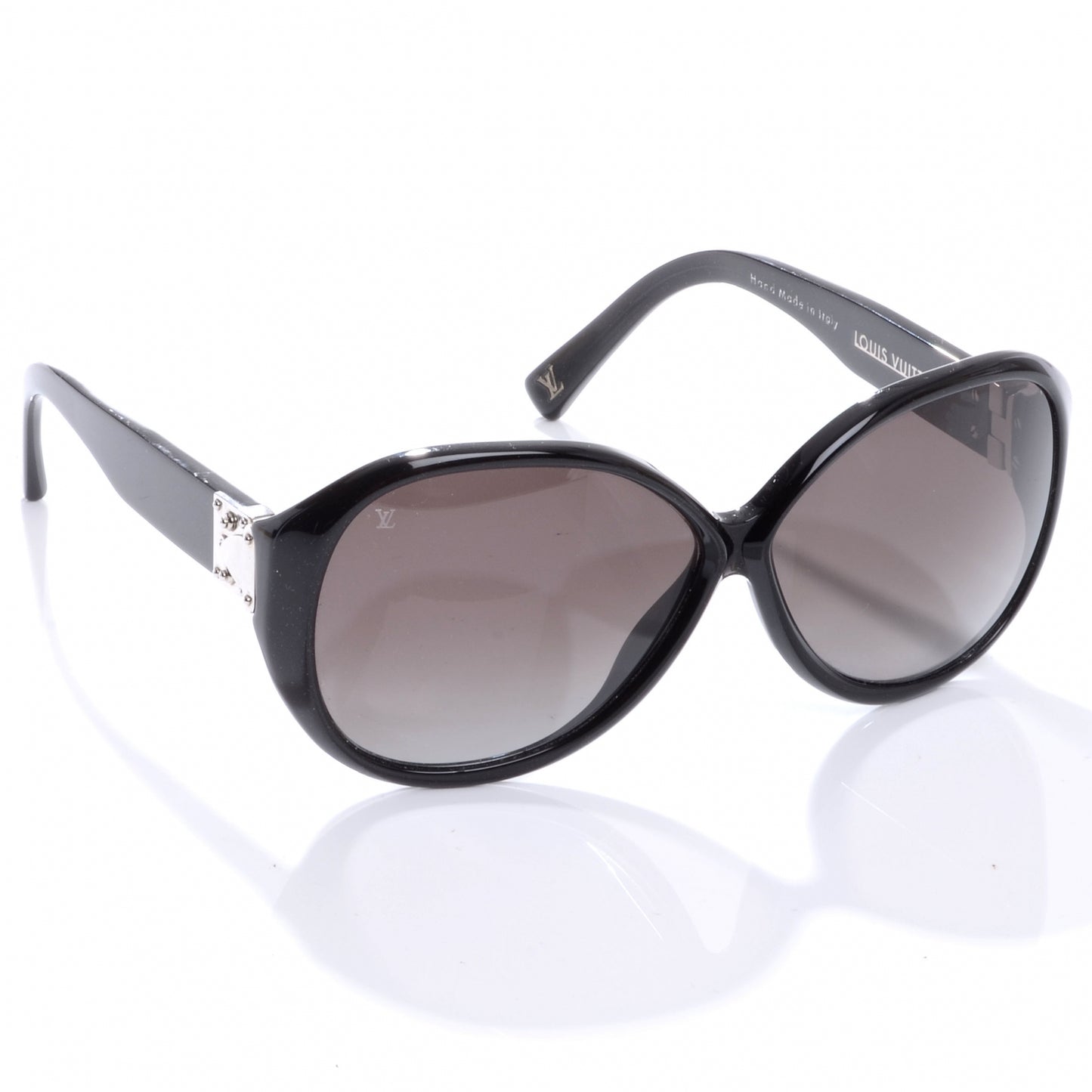 Oversized Soupcon Sunglasses Black Glitter