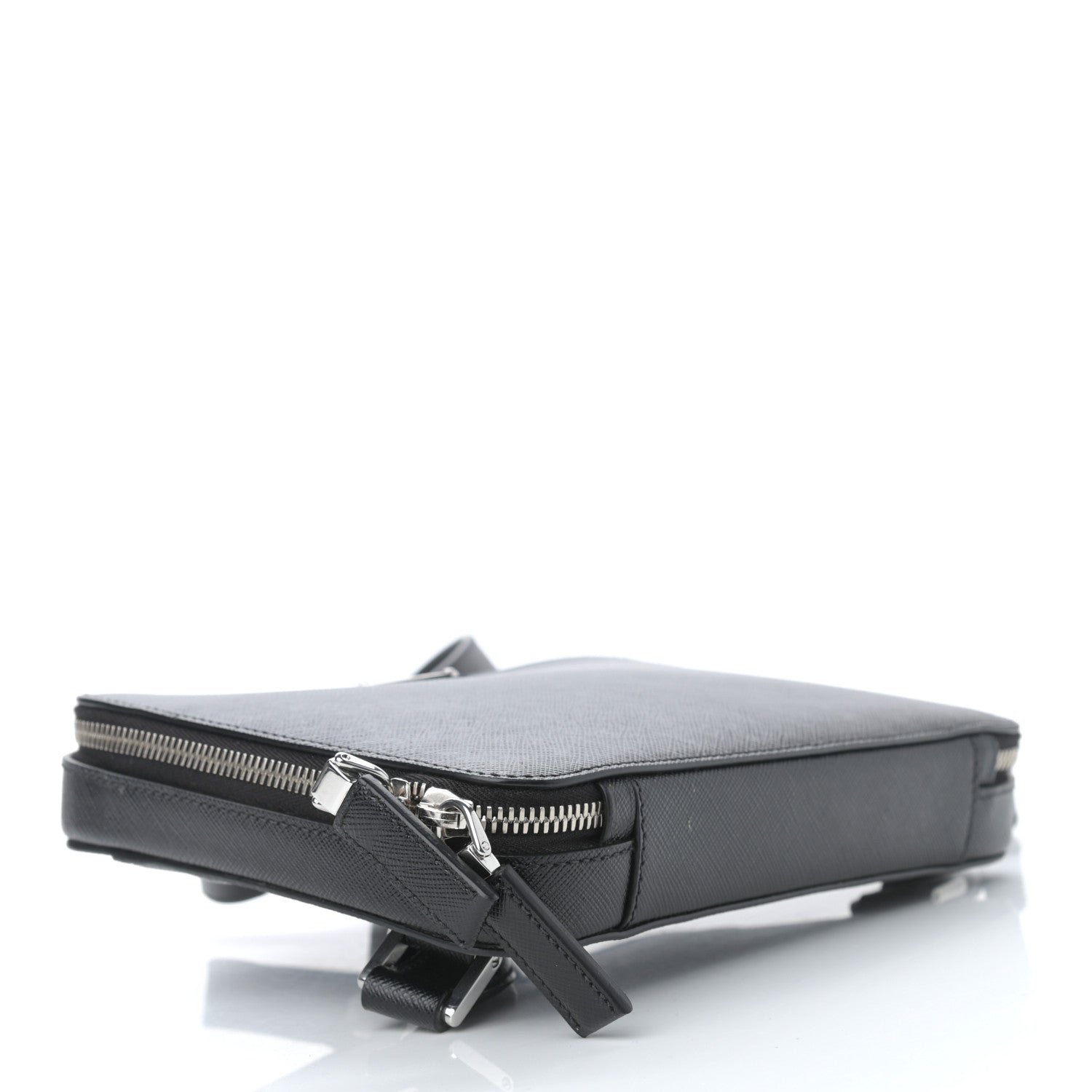Prada Saffiano Travel Backpack Black 4 of 11