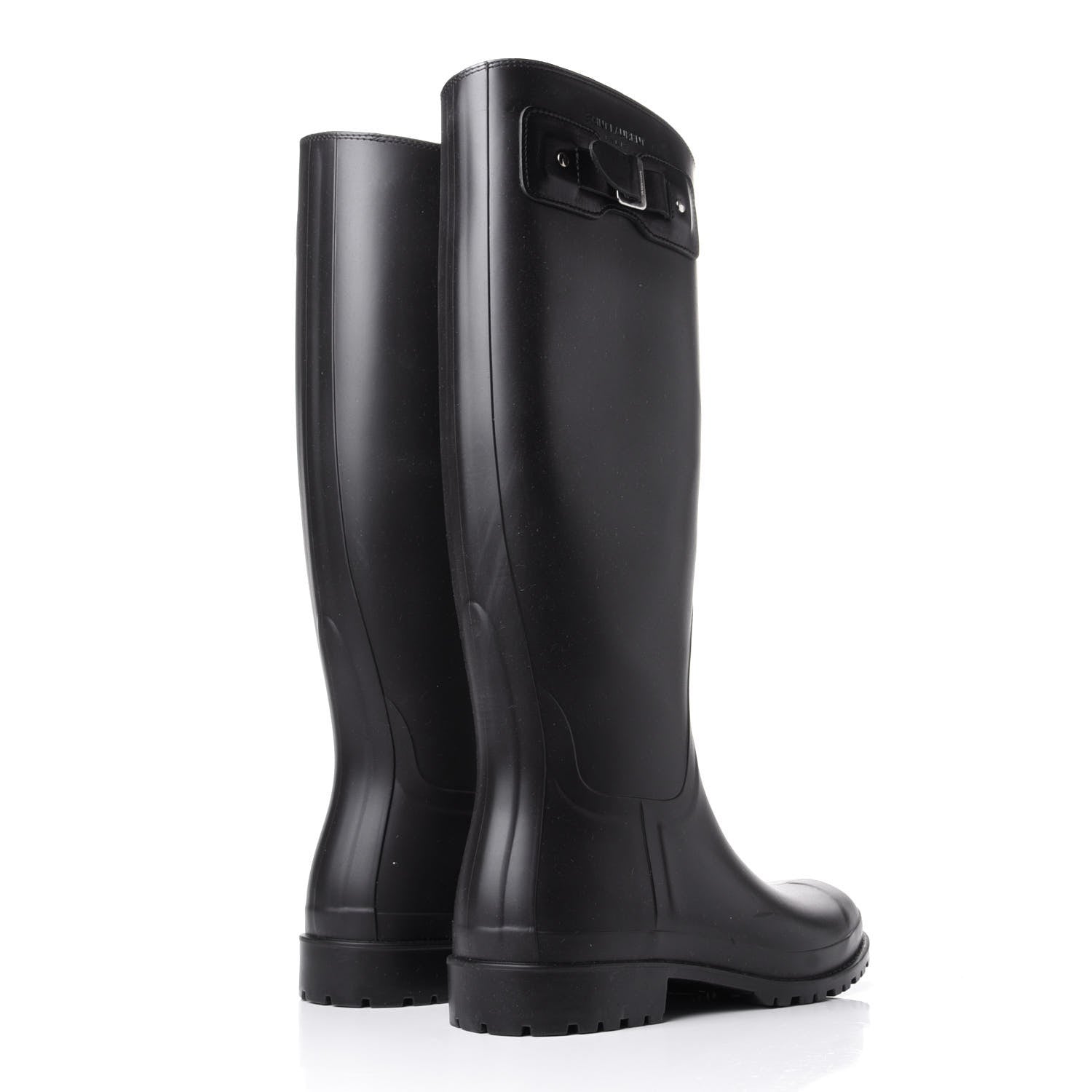 Saint Laurent Rubber Festival Rain Boots 39 Black 4 of 11