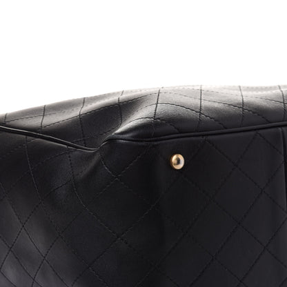Chanel Calfskin Stitched Egyptian Amulet Drawstring Bag Black 11 of 17