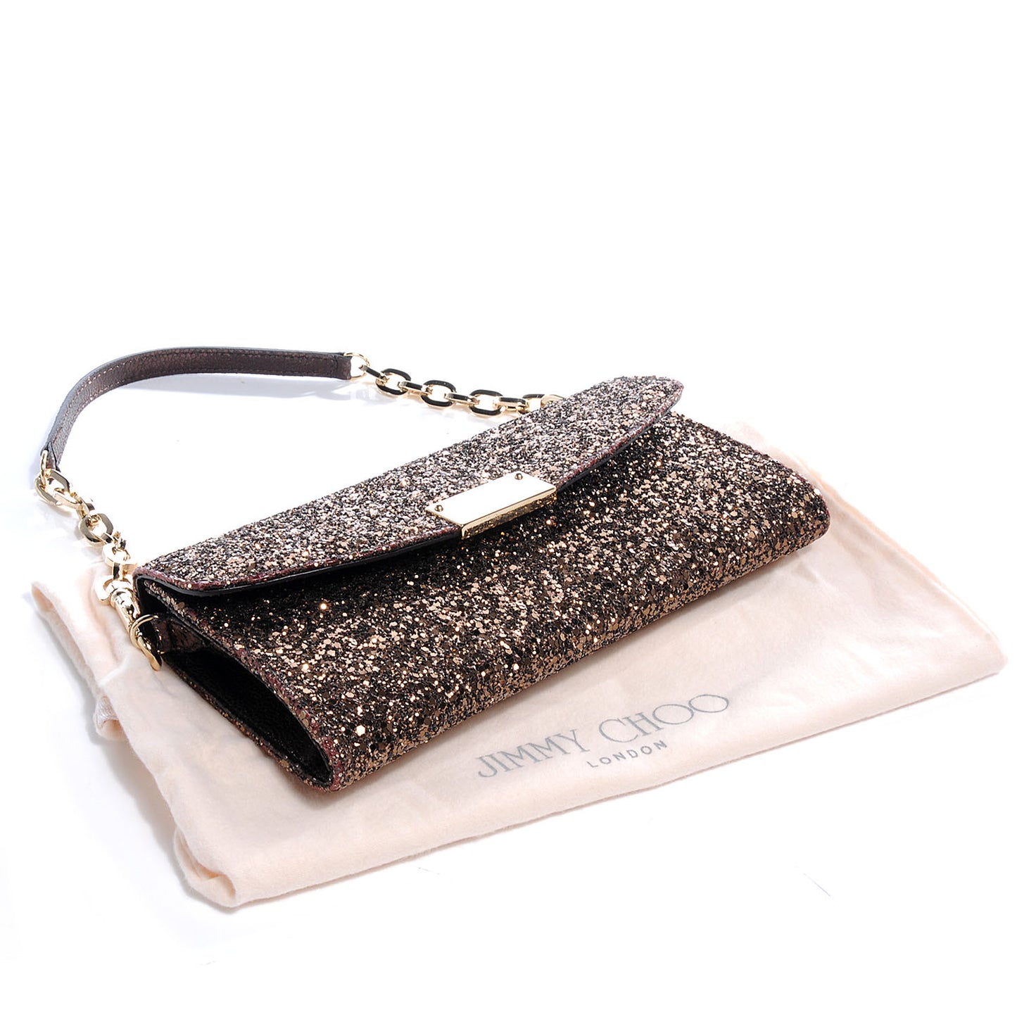 Glitter Riane Clutch Copper
