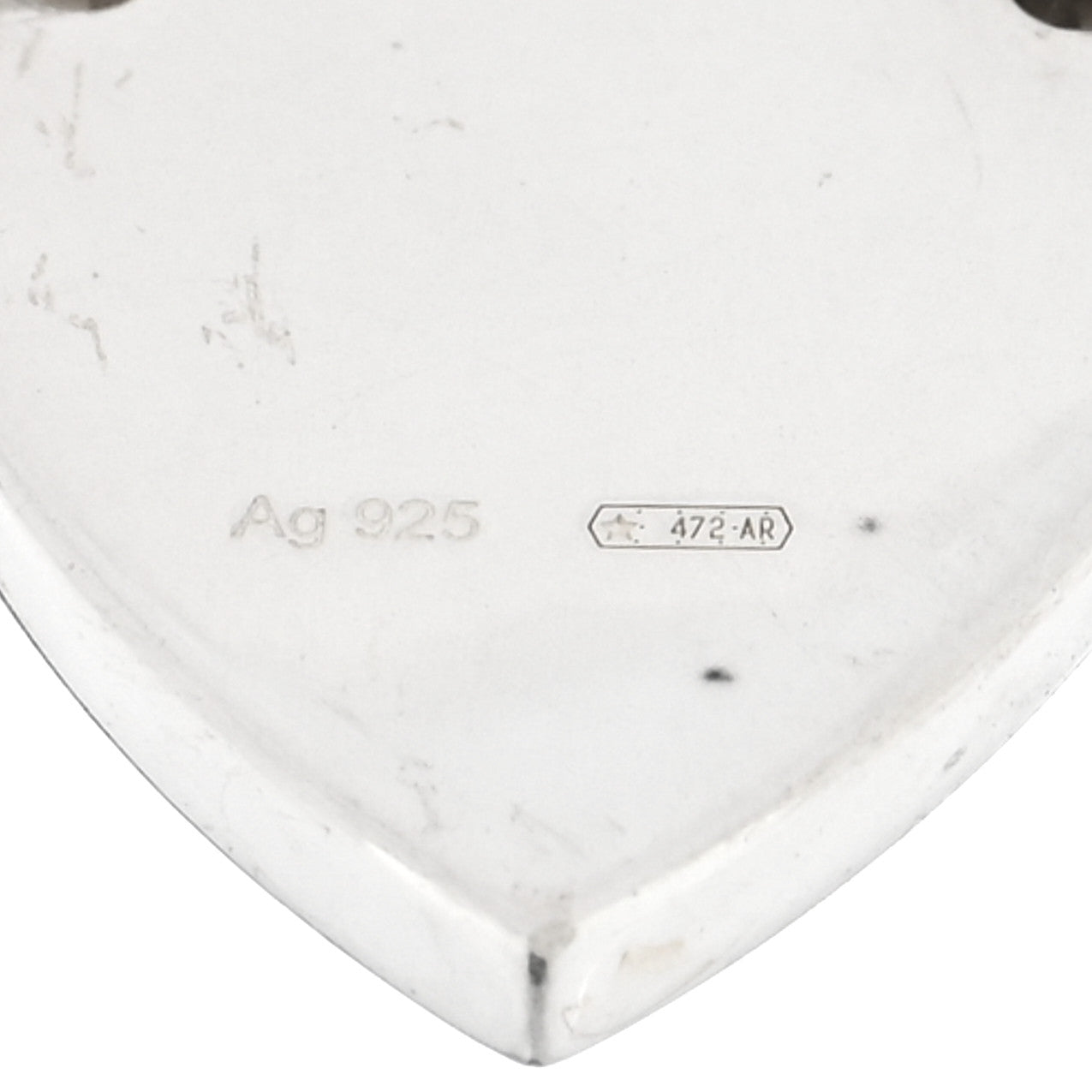 Gucci Sterling Silver Trademark Heart Bracelet 3 of 3