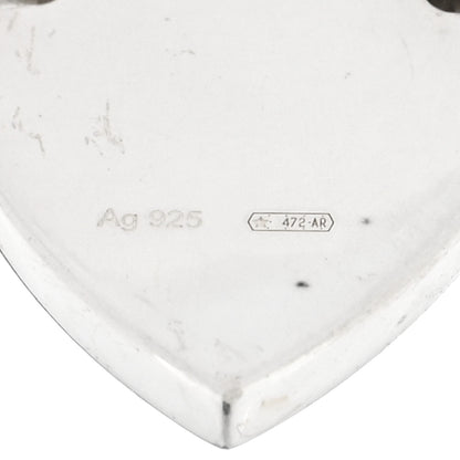 Gucci Sterling Silver Trademark Heart Bracelet 3 of 3