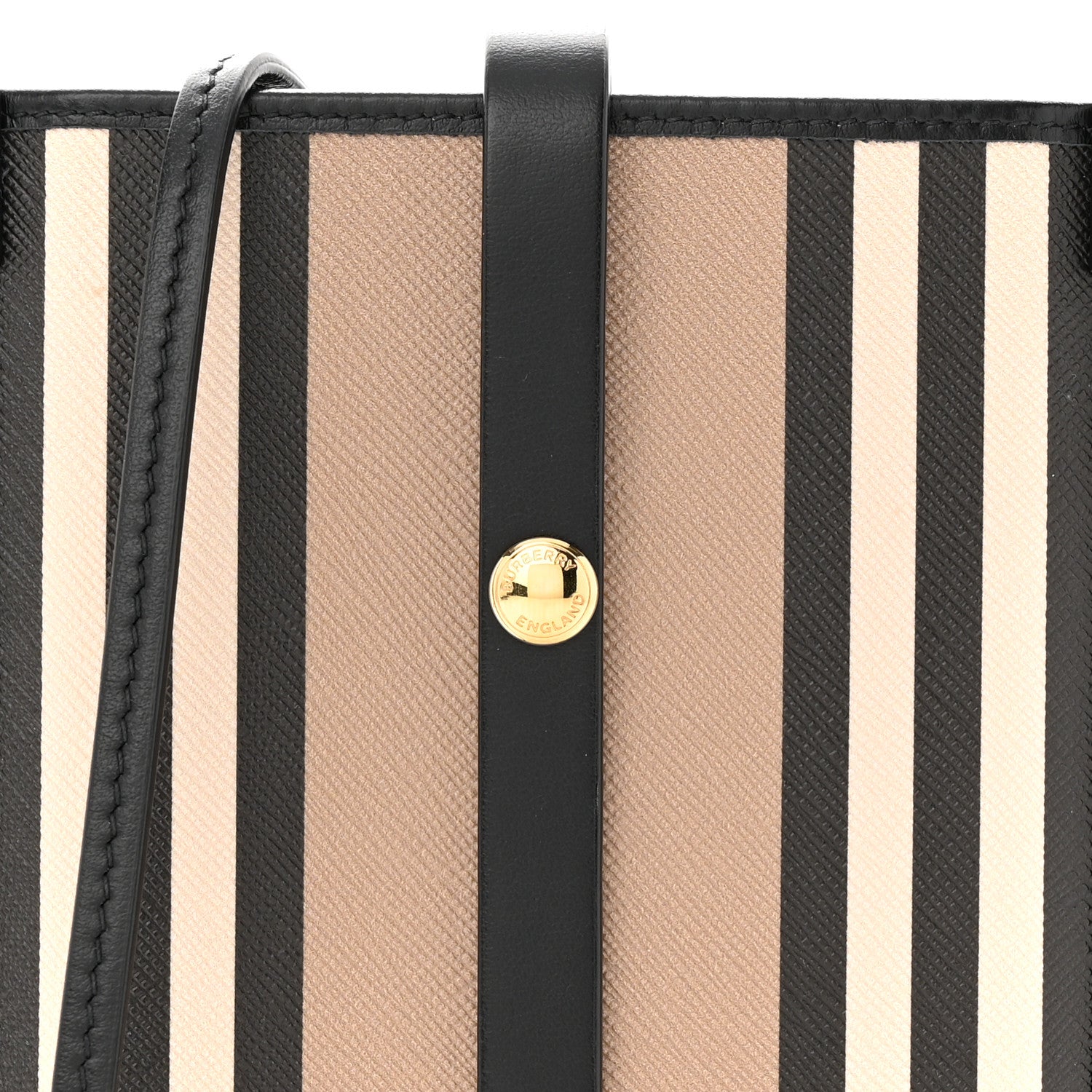 Burberry E-Canvas Calfskin Icon Stripe Anne Phone Case With Strap Archive Beige 9 of 13