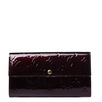 Louis Vuitton Vernis Sarah Wallet Amarante 1 of 9