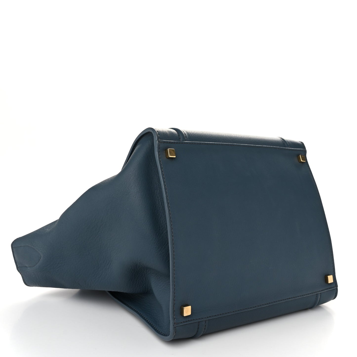 Supple Calfskin Medium Phantom Luggage Blue