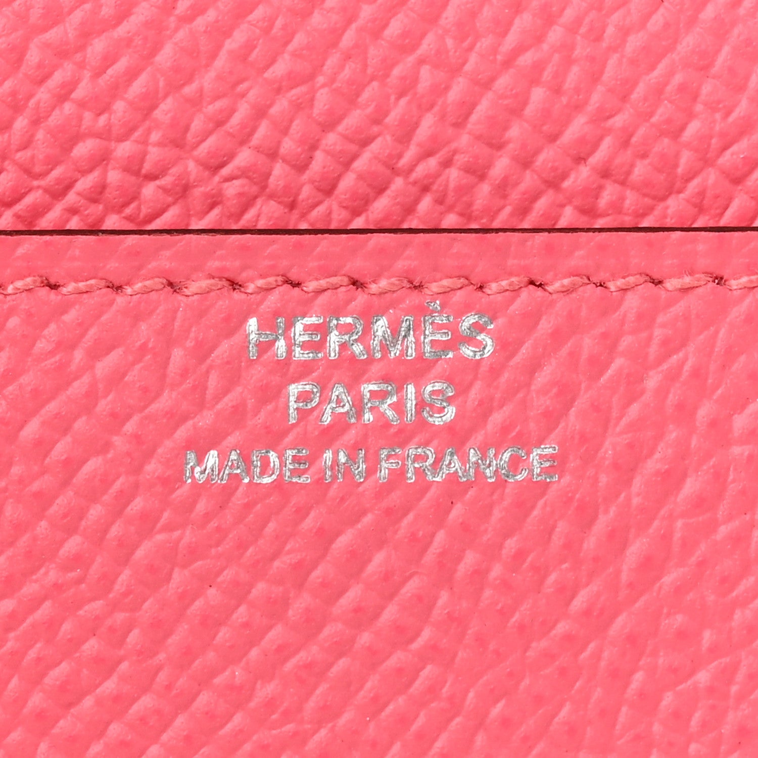 Hermes Epsom Constance Long Wallet Rose Azalee 6 of 11