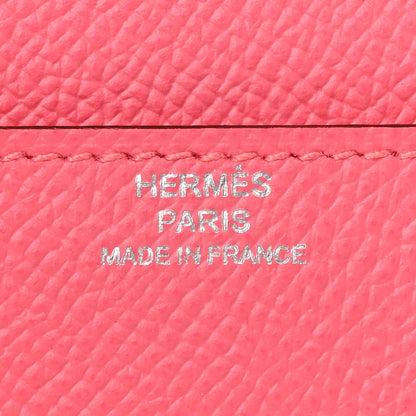 Hermes Epsom Constance Long Wallet Rose Azalee 6 of 11