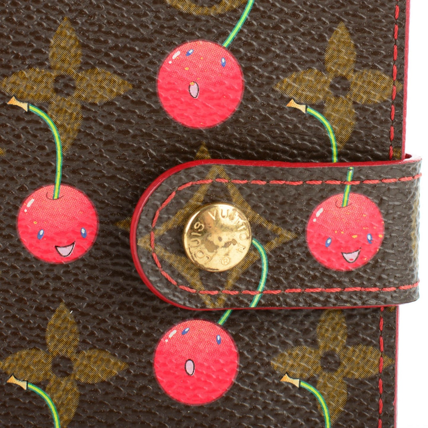 Monogram Cerises Compact Zippe Wallet