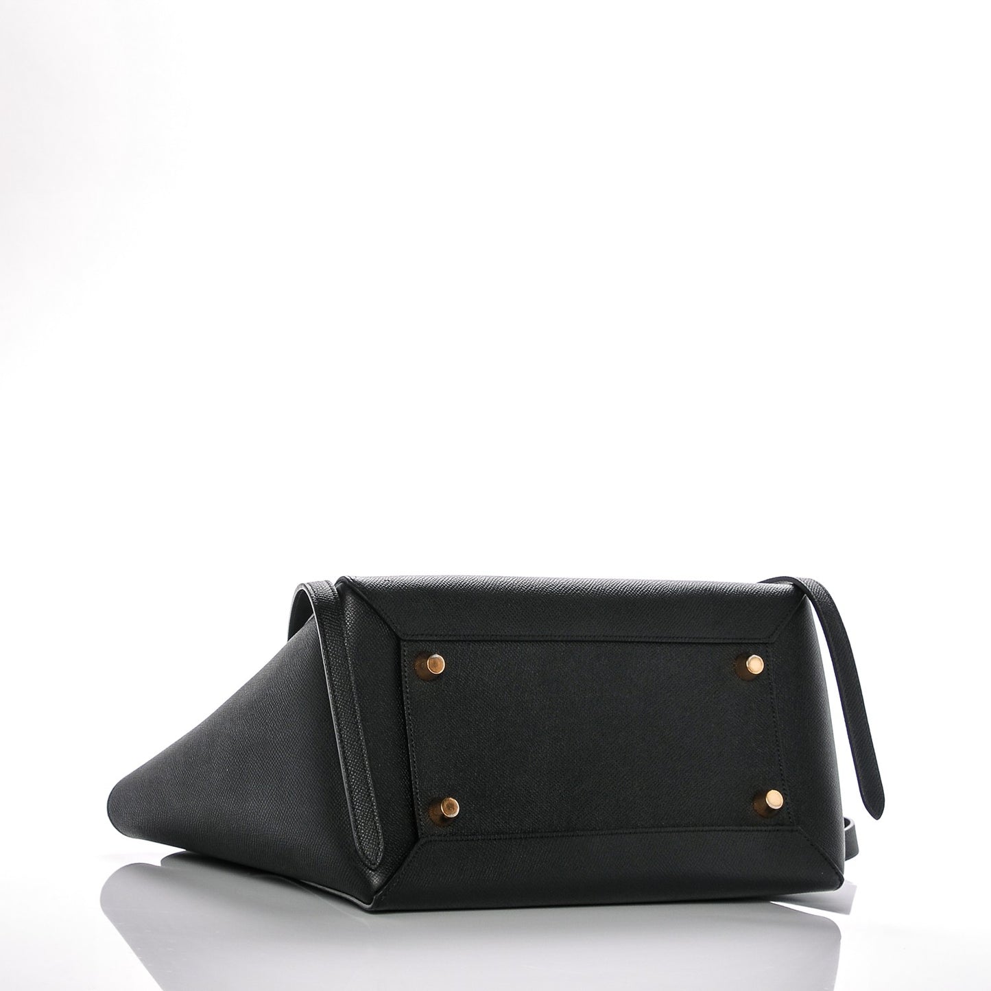 Grained Calfskin Mini Belt Bag Black