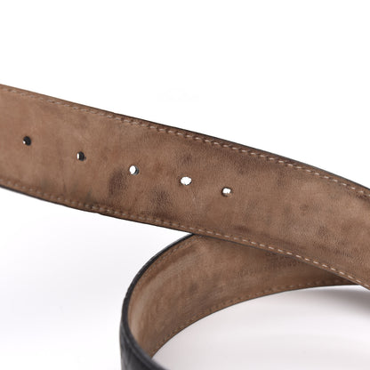 Gucci Guccissima Interlocking G Belt 100 40 Black 4 of 6