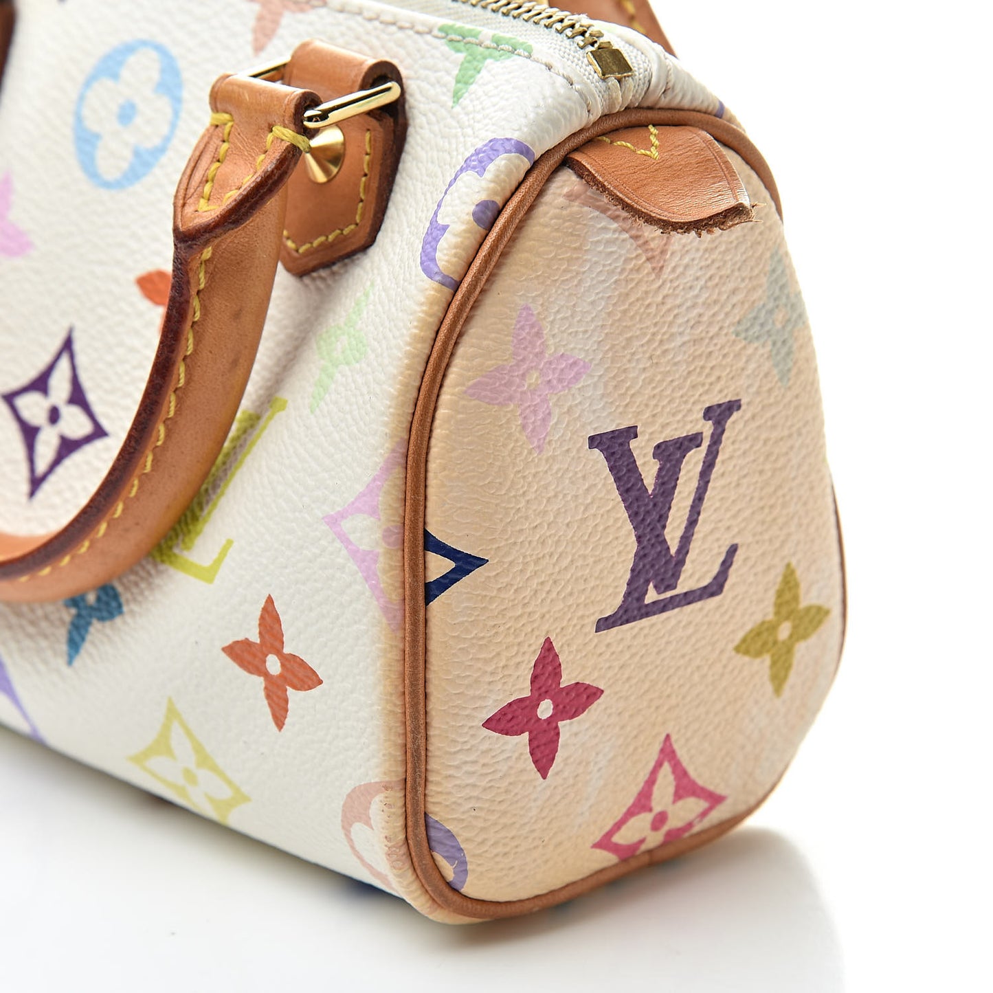 Monogram Multicolor Mini Sac HL Speedy White