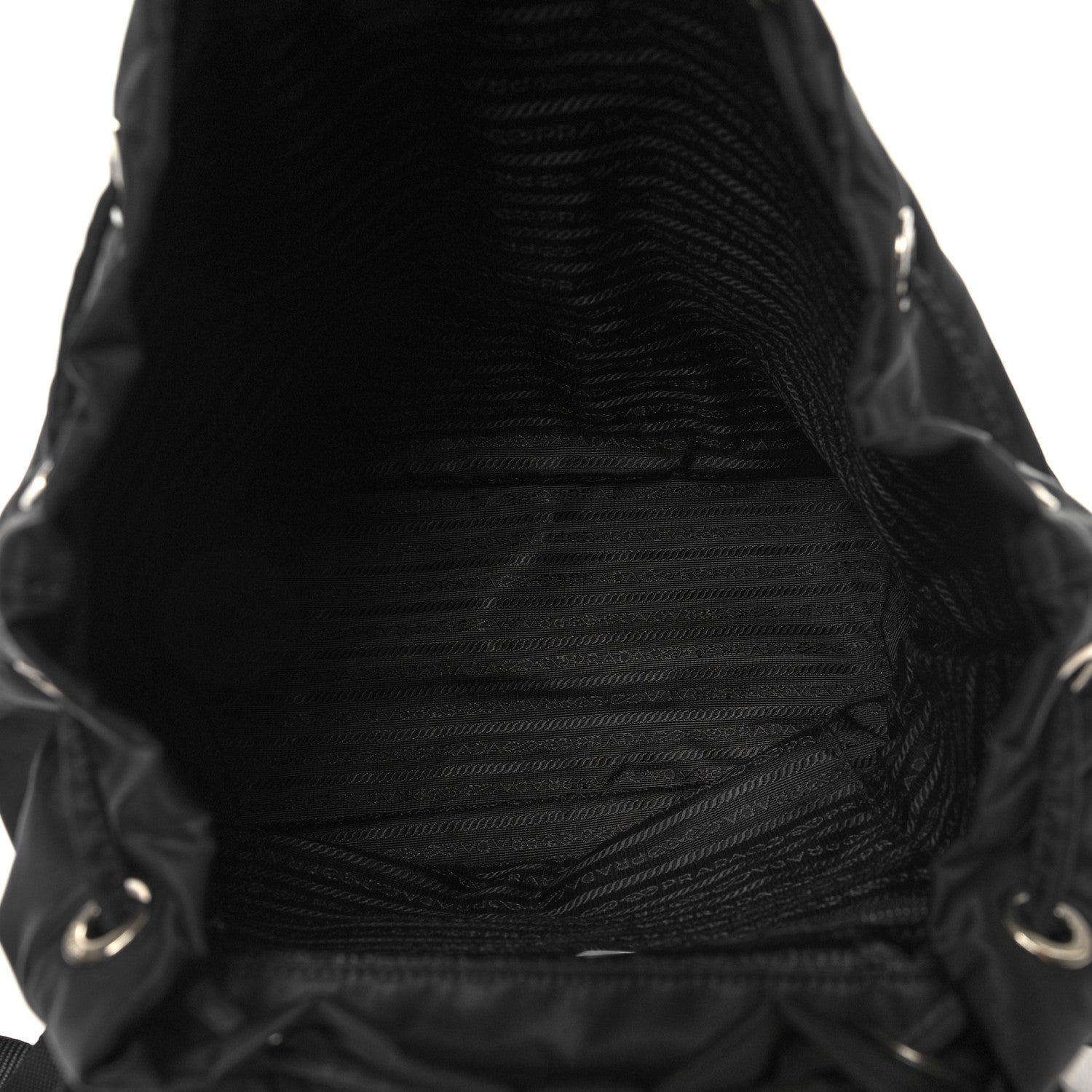 Prada Re-Nylon Saffiano Medium Backpack Black 6 of 11