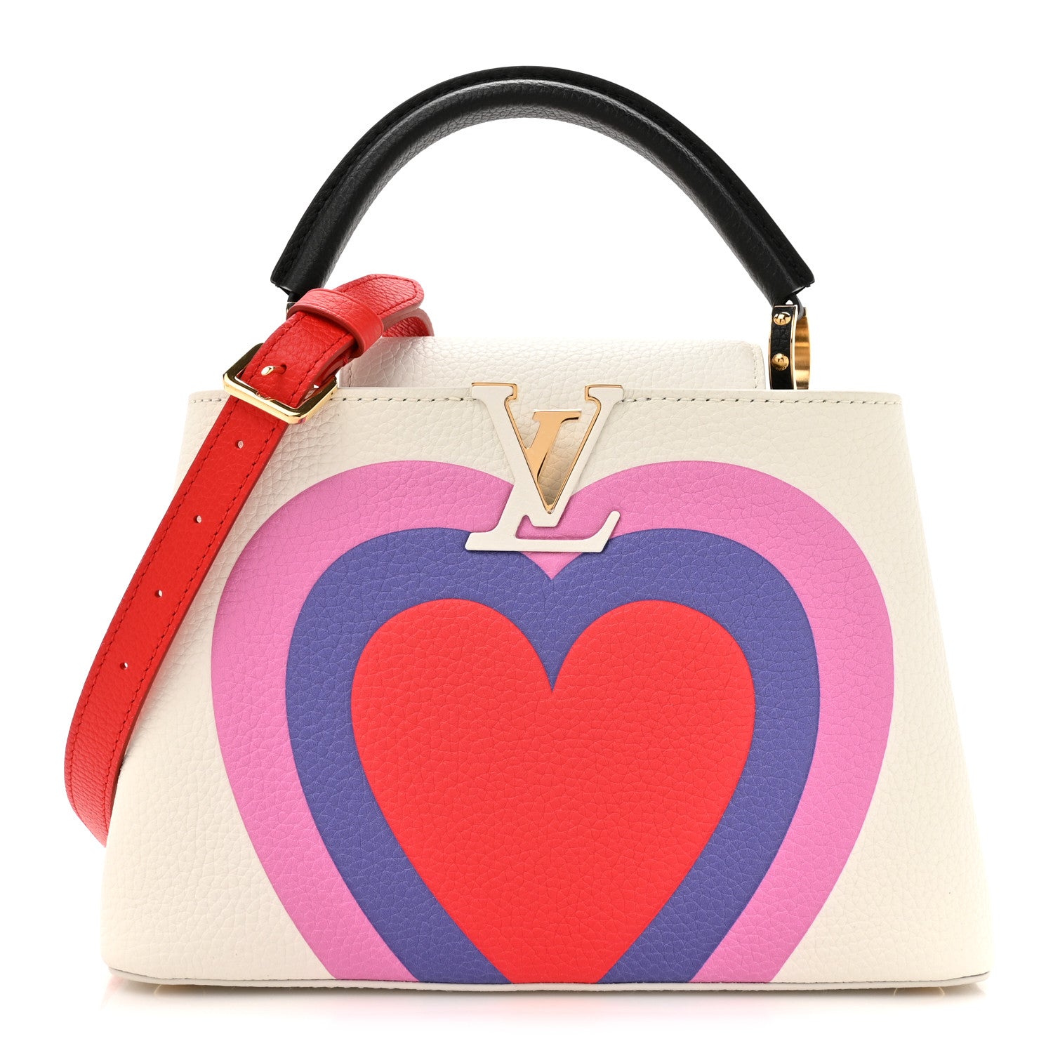 Louis Vuitton Taurillon Game On Capucines BB White 1 of 10