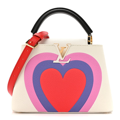 Louis Vuitton Taurillon Game On Capucines BB White 1 of 10