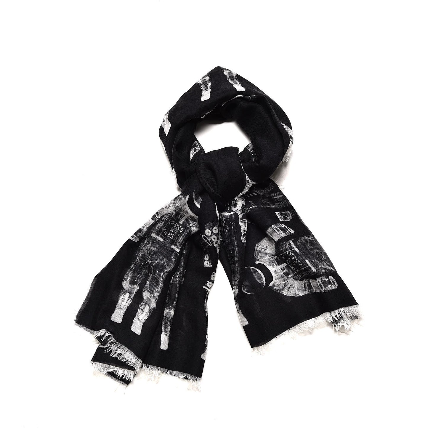 Cashmere Astronaut CC Scarf Black