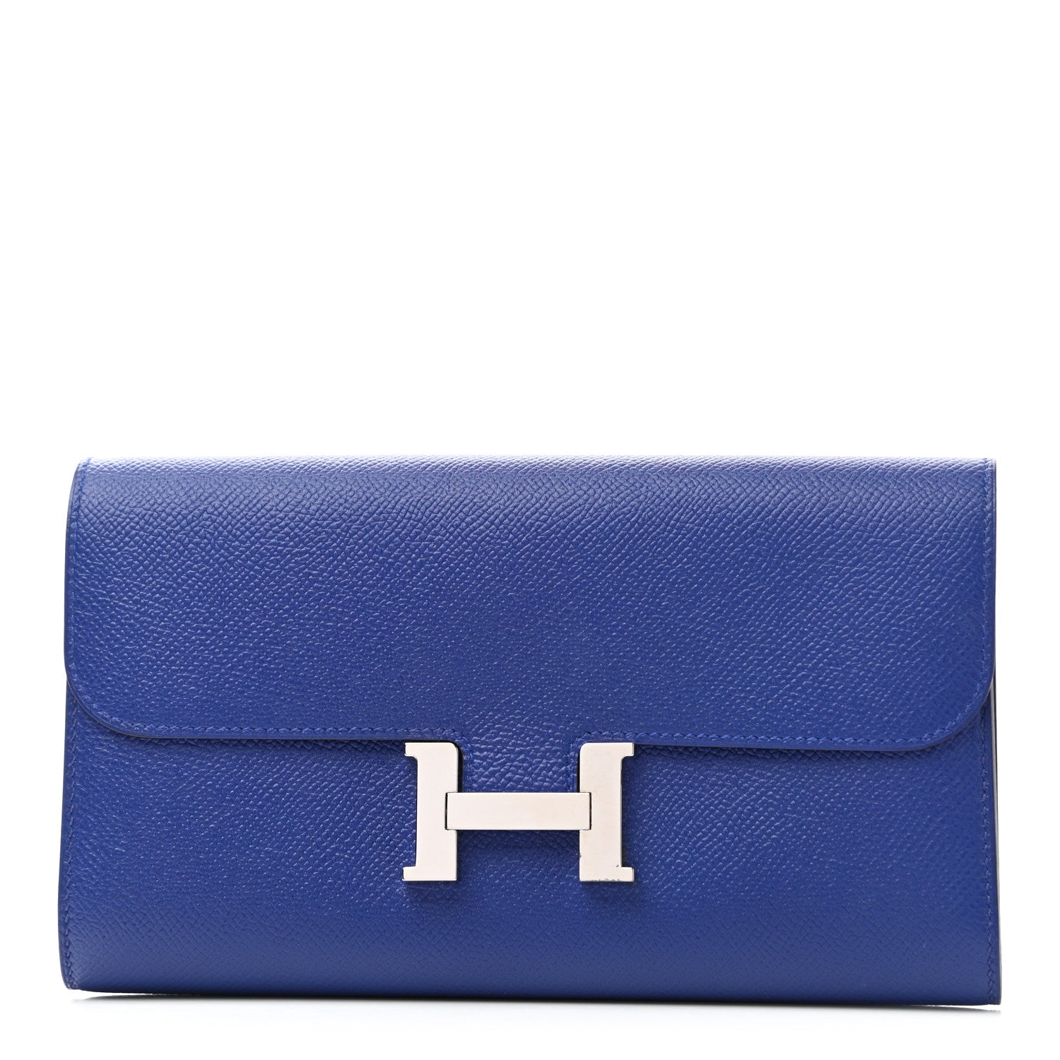 Hermes Epsom Constance Long Wallet Bleu Electrique 1 of 7