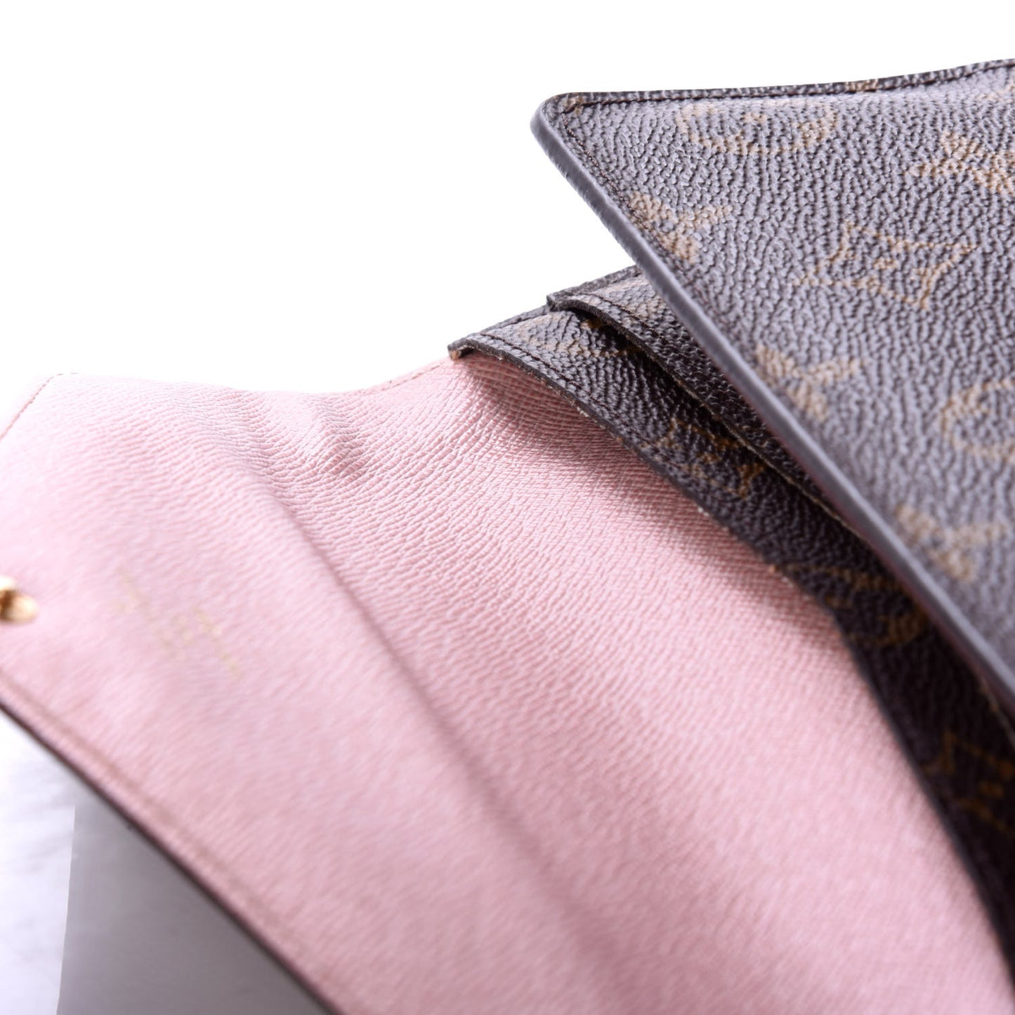 Monogram Josephine Wallet Rose Ballerine