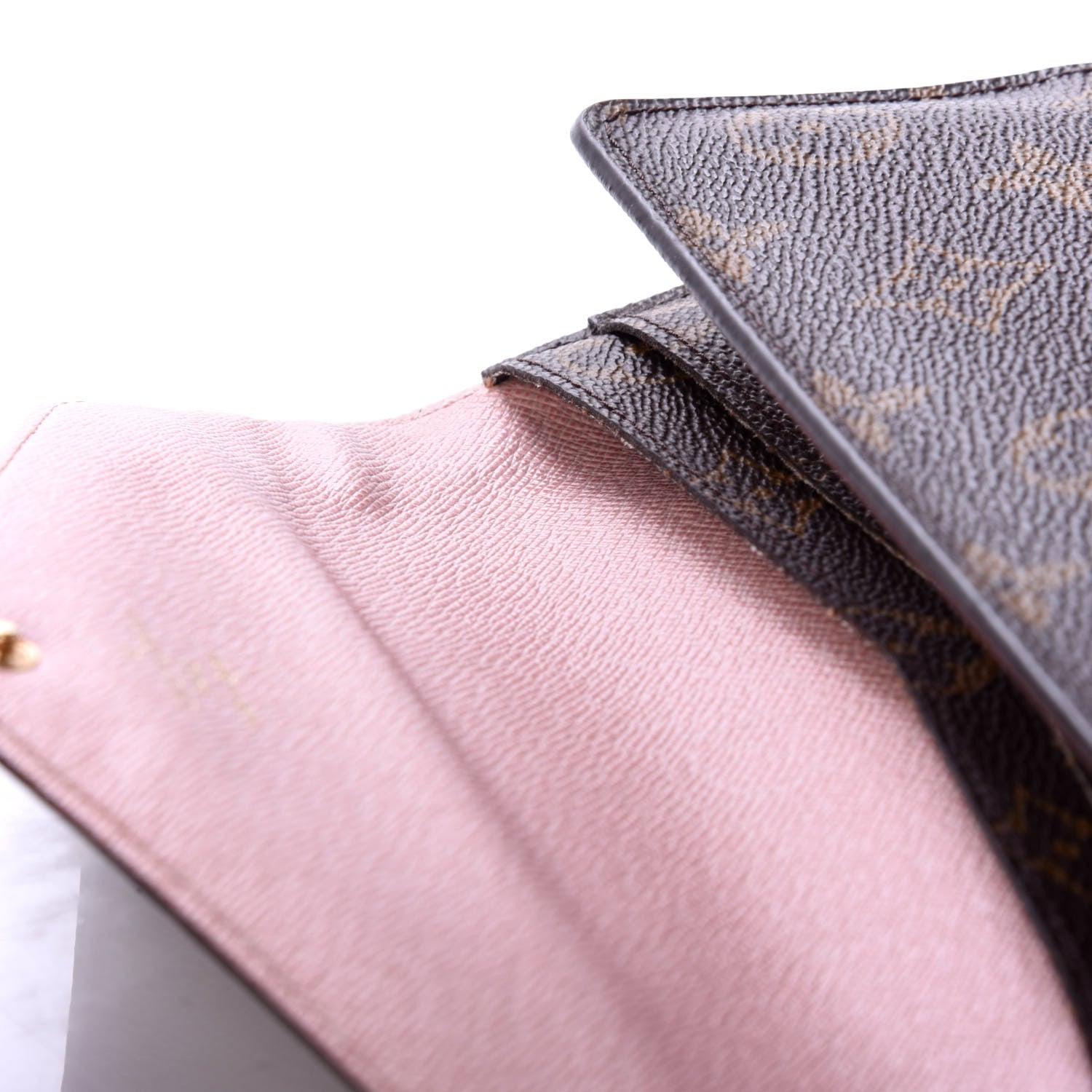 Louis Vuitton Monogram Josephine Wallet Rose Ballerine 9 of 10