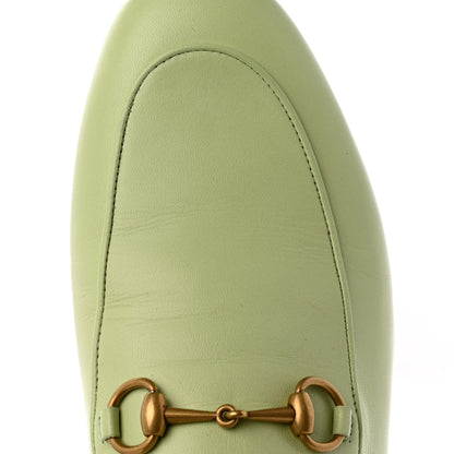 Gucci Malaga Kid Womens Princetown Slippers 40 Pistachio Green 13 of 15