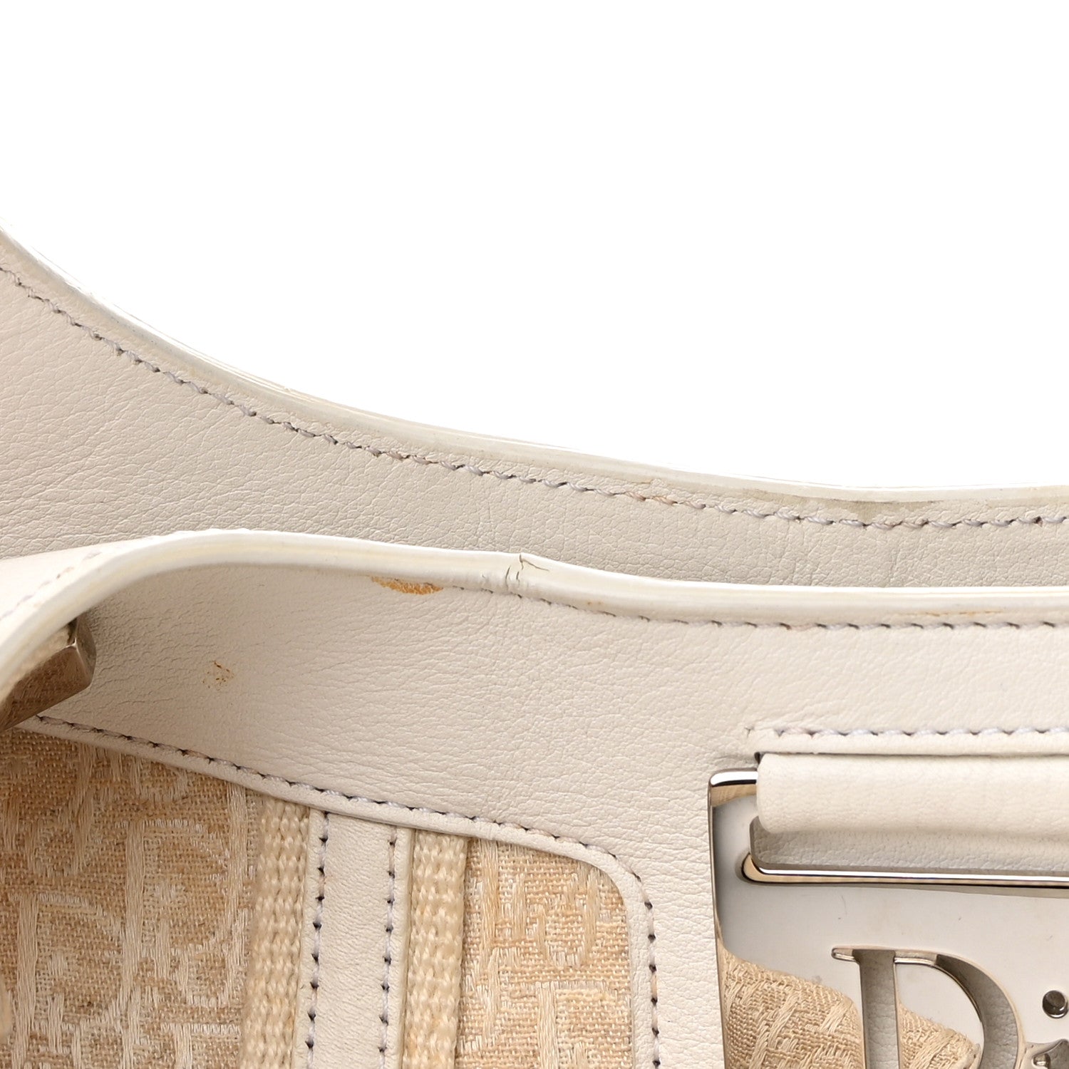 Christian Dior Monogram Pocket Satchel Beige 12 of 18