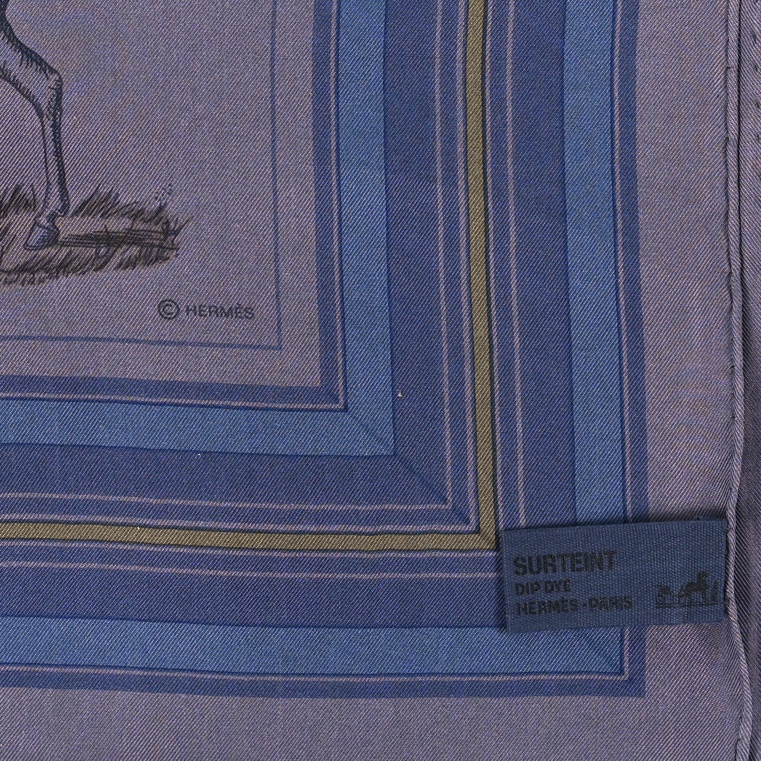 Hermes Silk Couvertures Et Tenues de Jour Scarf 90 3 of 3