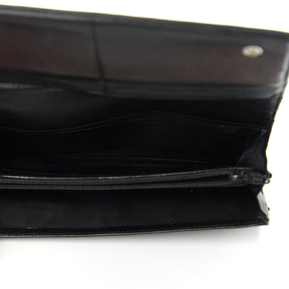 Prada Tessuto Nylon Continental Flap Wallet Black 5 of 9